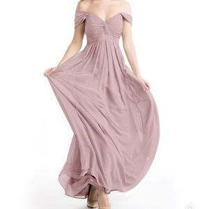 Vintage muave bridesmaid dress